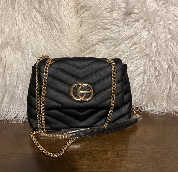 “CG LOGO BAGS”, BLACK