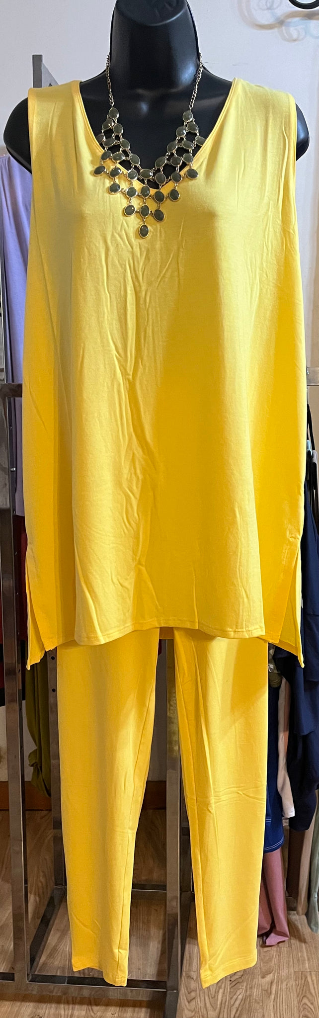 SUMMER SLIT SET, YELLOW