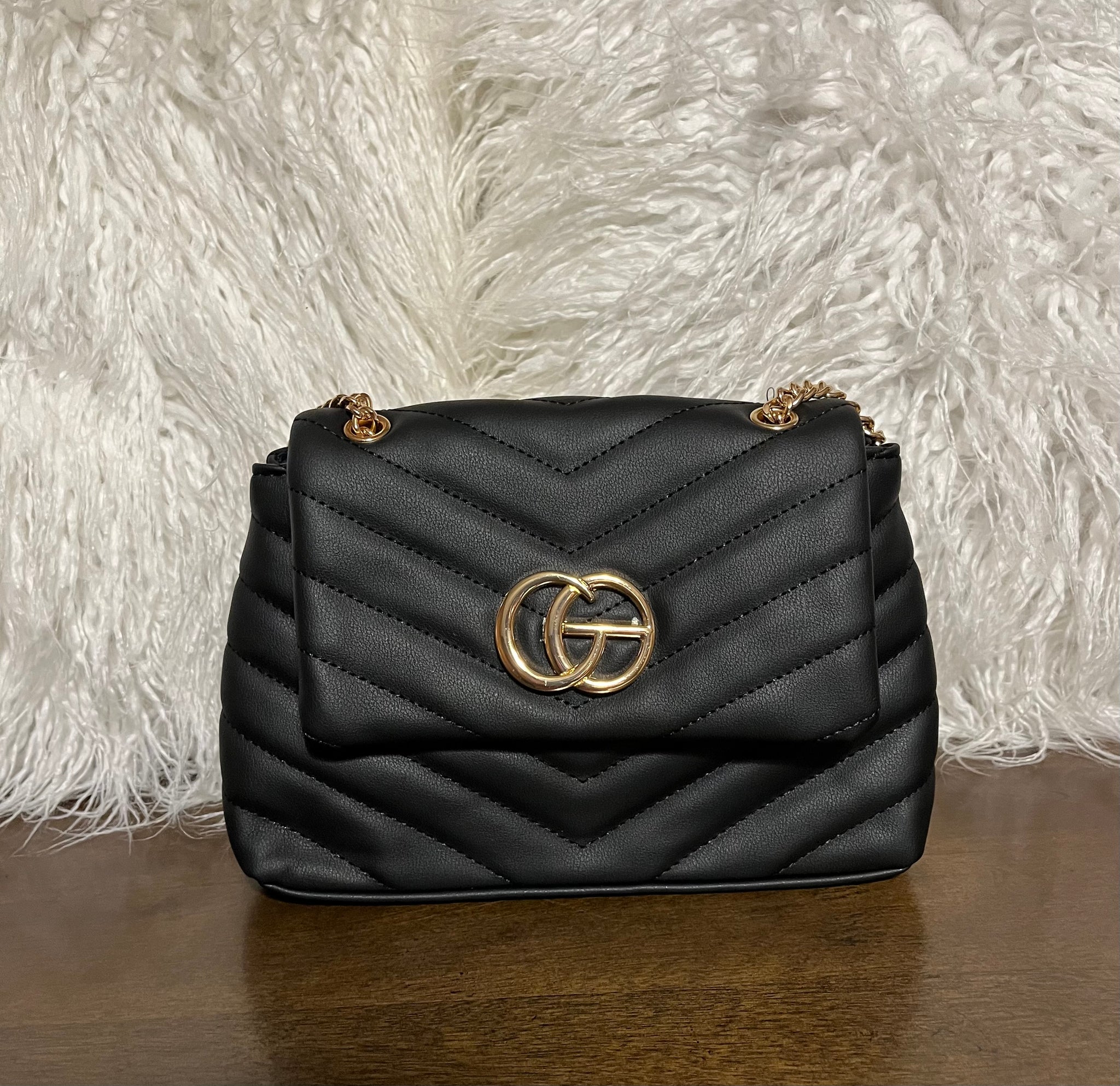 “CG LOGO BAGS”, BLACK