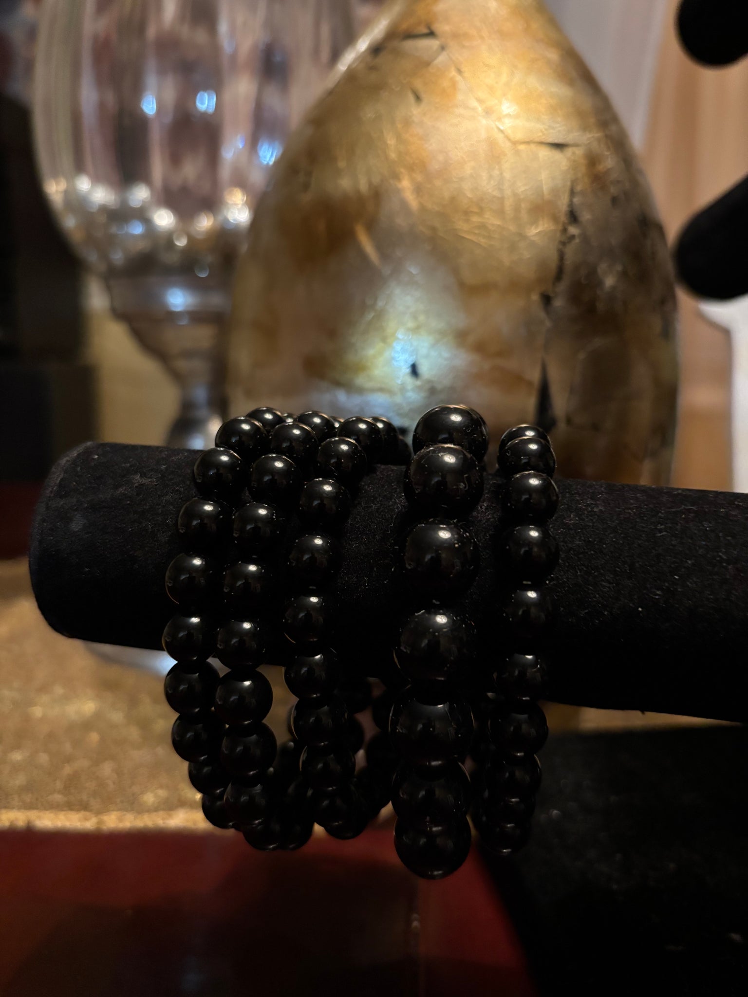 “EBONY PEARLS”, BRACELET