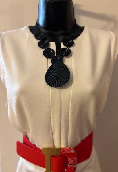 “E-STYLE SETS”, BLACK, NECKLACE