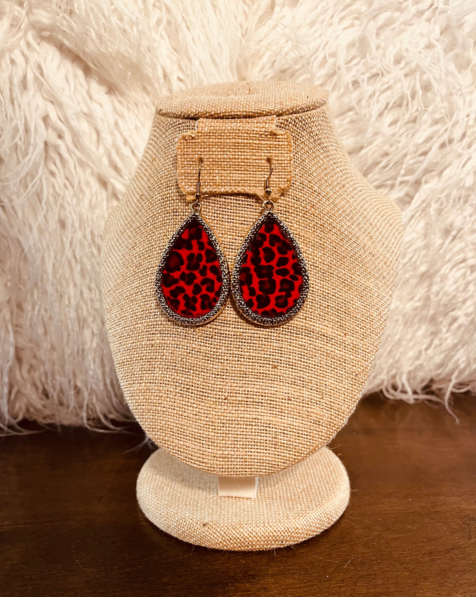 “EXOTIC EARRINGS ”, RED