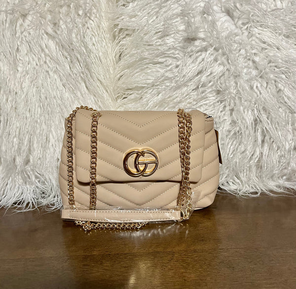 “CG LOGO BAGS”, NUDE