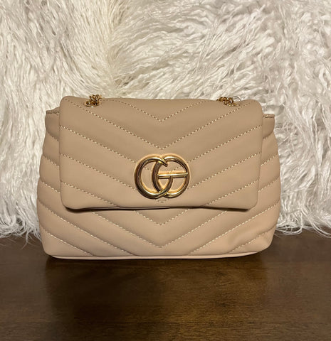 “CG LOGO BAGS”, NUDE