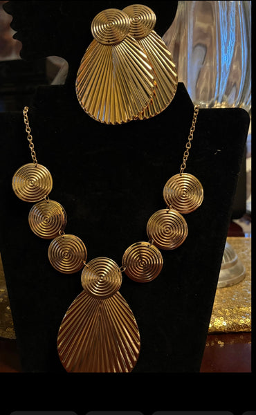 “E-STYLE SETS”, GOLD, NECKLACE