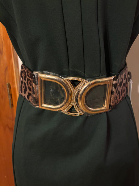 “DOUBLE D’S BELT”, LEOPARD