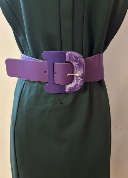 “B-BUCKLE BELT”, PURPLE