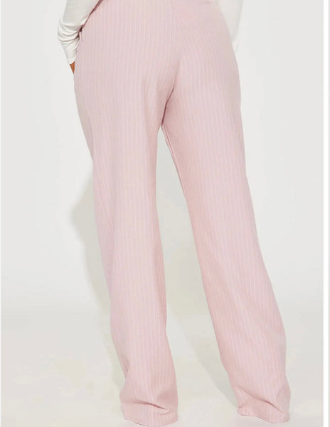 "CHIC SLACKS", BLUSH PINK
