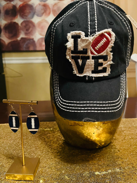 GAME DAY EARRINGS, BLUE