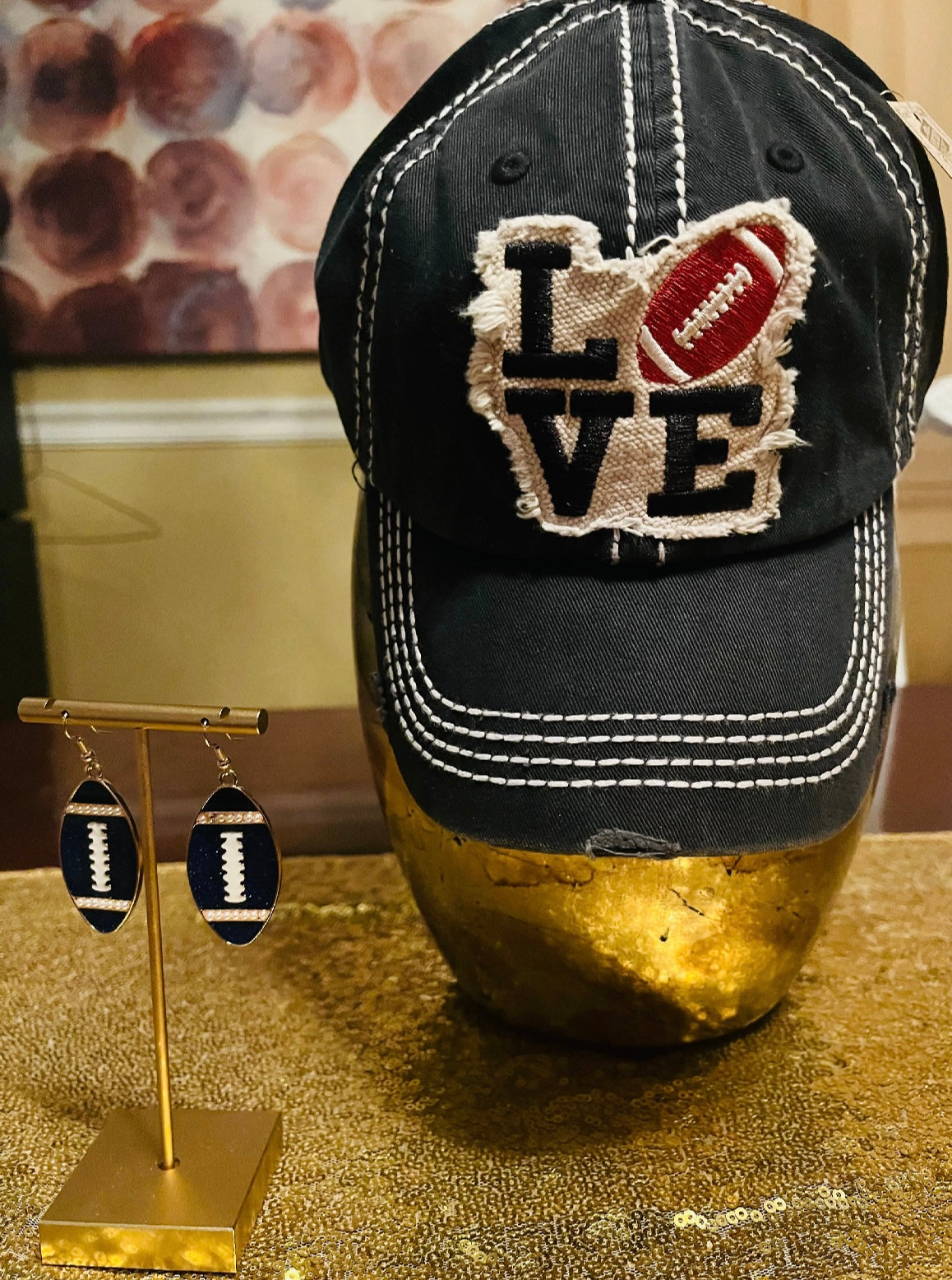 “LOVE FOOTBALL “, BLACK