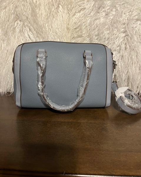 "ELLEN TRACEY BARRELL BAG", SKY BLUE