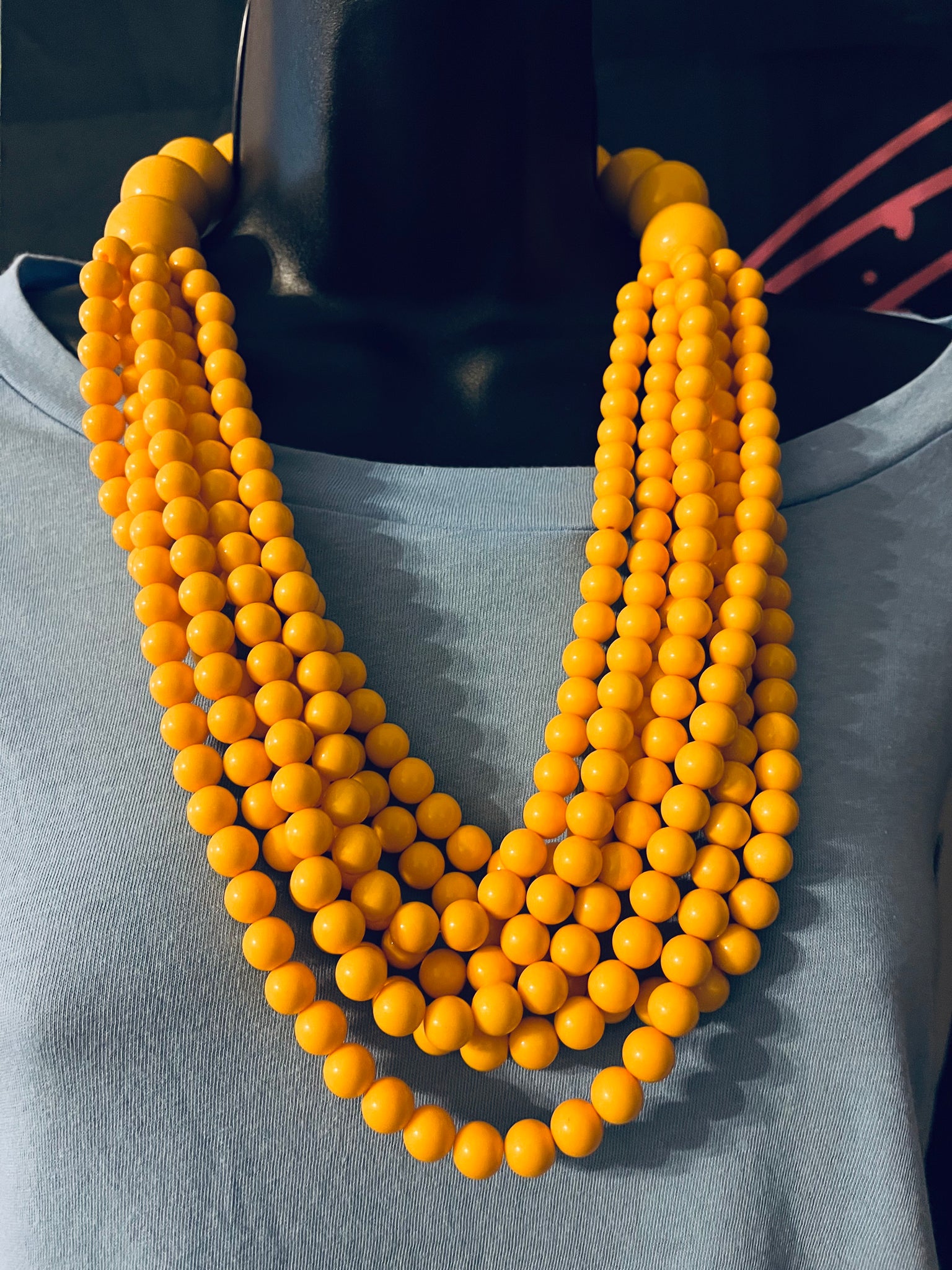 "CLASSY BOLD LAYERS", MUSTARD GOLD