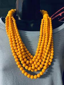 "CLASSY BOLD LAYERS", MUSTARD GOLD