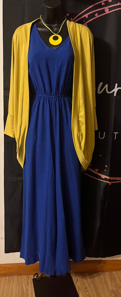 "DAY-2-NIGHT", ROYAL BLUE JUMPSUIT