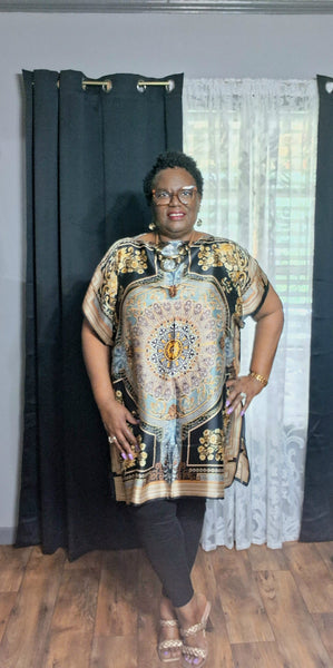 SILKY KIMONOS, BLACK