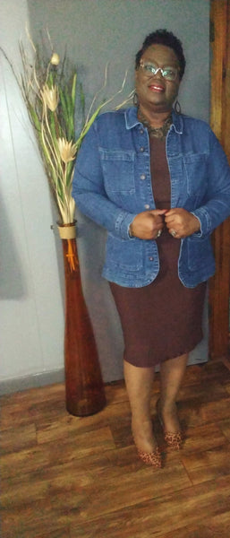 'CUTE MIDI', DARK CHOCOLATE